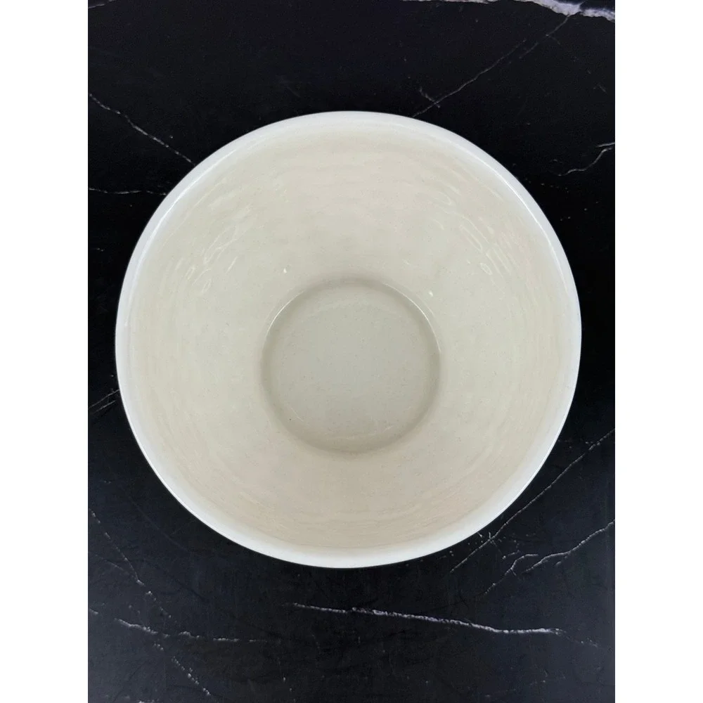VTG Footed Belleek Pottery Shamrock Bowl 5 1/4